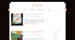 Desktop Screenshot of itsmydish.com